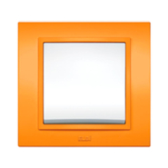 Рамка EL-BI Zena одинарная, оранжевая, 500-011702-200