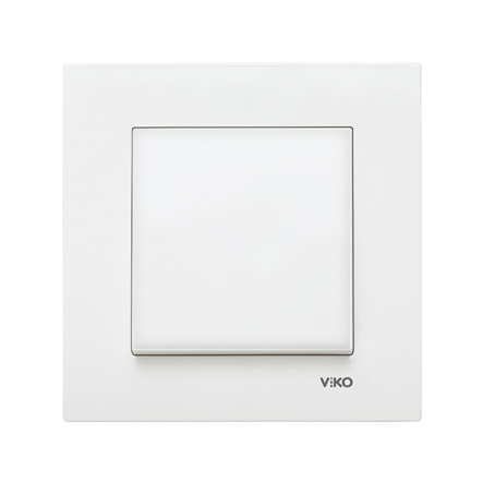 Вимикач 1 кл., VIKO KARRE, 90960001, білий - 1
