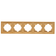 Рамка EL-BI Zena п'ятірна, береза, 500-012700-250