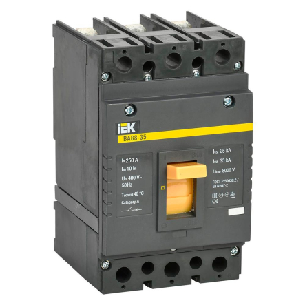 Автоматический выключатель УEK ВА88-35, 3P, 250A, 35kА, SVA30-3-0250-U - 1