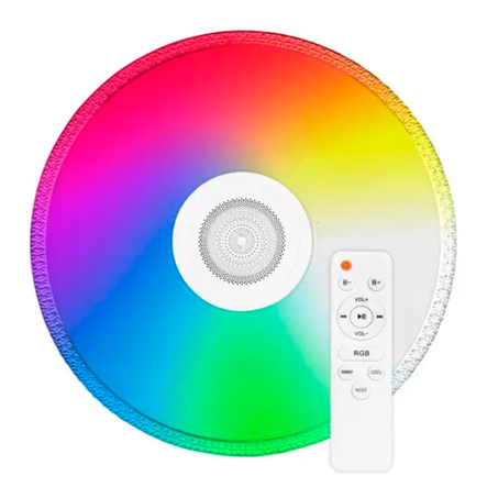 Світильник світлодіодний Biom SMART, 3000-6000K+ FULL RGB, 80W, з д/у муз. BT APP, SML-R29-80-M-FRGB - 1