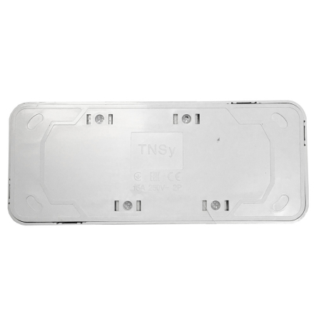 Розетка наружная установка 3-я с/з, белая, IP20, TNSy Lemur,TNSy5000986