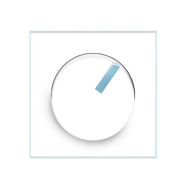 Центральная пластина для диммера Neo белый/синий лед