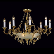 Люстра бронзова (лита) Preciosa AN 3303/00/012, 16 3303 012 80 24 00 00