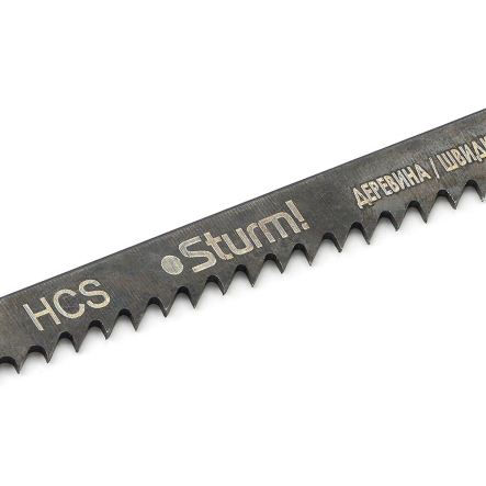 Пилки для лобзика Sturm 9019-03-111C дерево, прямой быстрый рез (уп. 5шт)