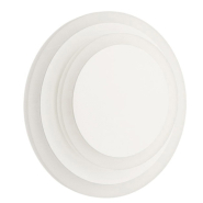 Світильник світлодіодний Luminaria GEOMETRIA ROUND 12W R WHITE Ø18,5см 1020Lm, 3000+6000К, білий