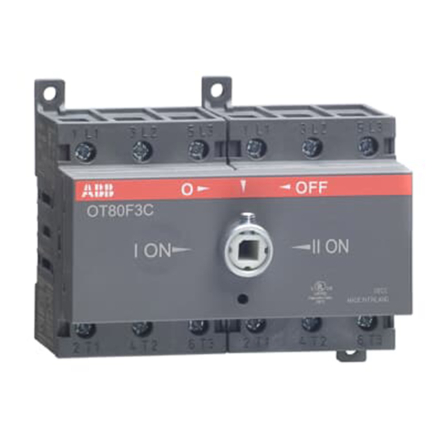 Силовой разъединитель ABB OT80F3С, 80 A, I-0-II, перекидной, 1SCA105402R1001 - 1