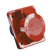 Розетка скрытая IEK 414, 3Р+Е, 16А, 380В, IP44, PSR42-016-4