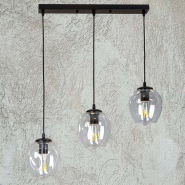 Люстра підвіс LEVISTELLA 756PR0231F-3 BK+CL (500)