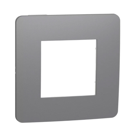 Рамка 1-пост, Димчасто-сірий/антрацит Schneider Electric, UNIСA Studio, NU280222 - 1