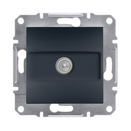 Розетка TV концевая Schneider Electric ASFORA, антрацит, EPH3200171 - 1