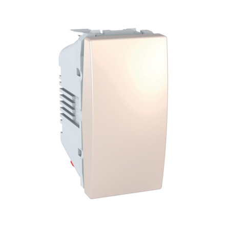 Вимикач одноклавішний, слонова кістка, Schneider Electric Uniсa, MGU3.101.25 - 1