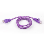 Патч-корд Viewcon NL009 UTP cat.6 1M, литий, мідь, фіолетовий