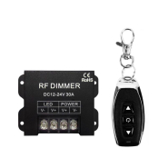Диммер LED AVT RF 360/720Вт DC12-24В 30A IP44 Радио - 3 кнопки одноканальный, 1022755