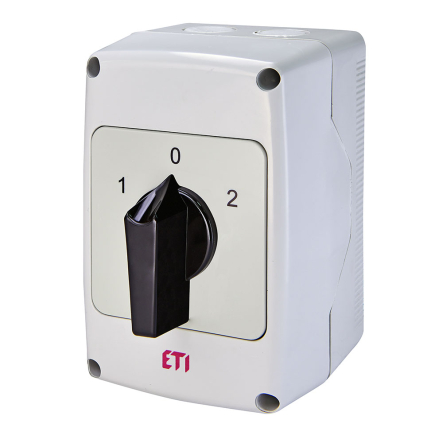 Переключатель ETIMAT CS 32 53 PNG (3p "1-0-2"корп./ IP65"_с/ч_32A), 4773198 - 1