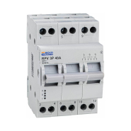 Ручний перемикач вводу резерву АСКО-УКРЕМ RPV 3P 40A, І-0-ІІ, перекидний, A0010220010