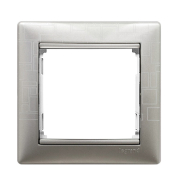 Рамка 1 пост LEGRAND Valena, 770341, алюминий модерн