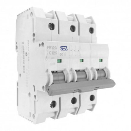 Автоматический выключатель SEZ PR 123, 3P, 125А С, 10кА - 1