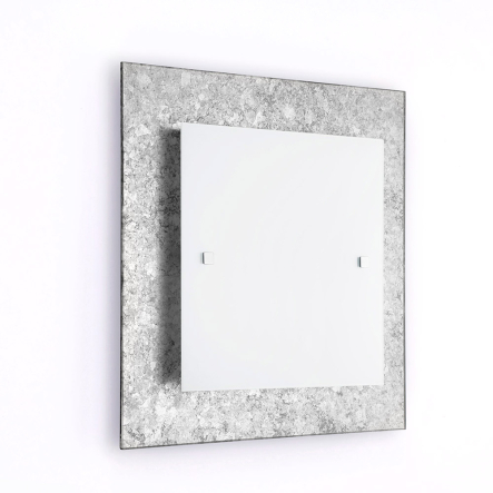 Светильник настенно-потолочный ДеКоРа, Мечта, Е27, 2х60 Вт, 400х400 мм, серебро, 46915 - 1