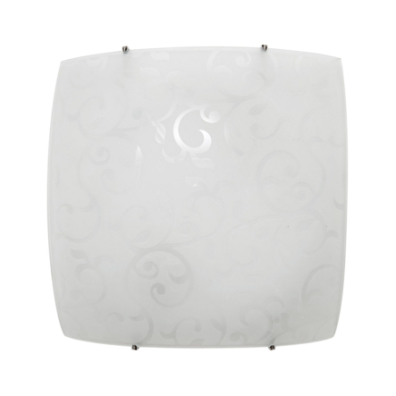 Світильник настінно-стельовий ДеКоРа, Юлія, 2х60W, E27, 300х300 мм, 47088 - 1