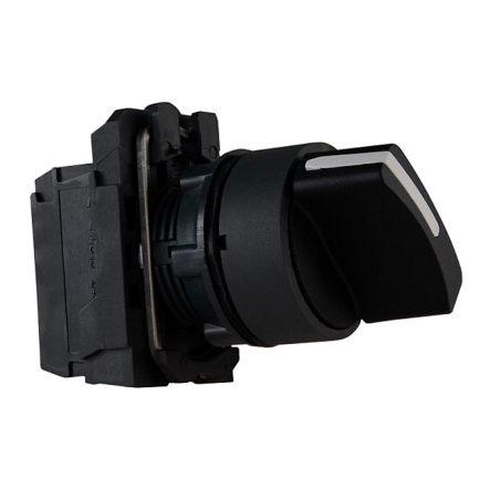 Кнопка поворотна 2-х позиционная. Стандная ручка, TB5-AD21, АСКО-УКРЕМ A0140010156