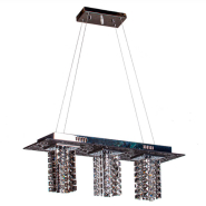 Люстра подвес ARTTOK C 3458/3P-N CH+SBK+CL