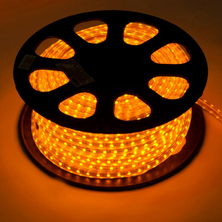 Светодиодная лента желтая FERON LS707 220V smd5050 60Led/м 7.2W/м IP68 - 1