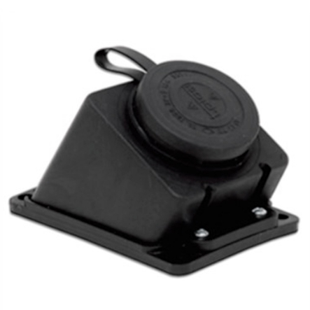 Розетка настенная угловая каучук 3*16А L.PLAST 3102-307-0300 - 1