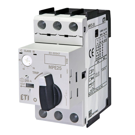 Автоматический выключатель защиты двигателя ETIMAT MPE25-20, 3P, 16-20A, 10кА, 4648012 - 1