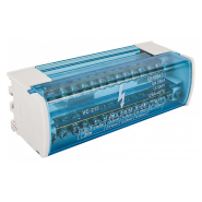 Нульова шина 2х15 в корпусі (бруска по 15 отворів), АСКО-УКРЕМ, A0150120019