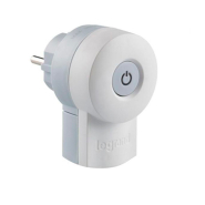 Вилка Legrand 16А, с выключателем и подсветкой, 050409