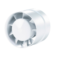 Вентилятор канальний осьовий ВЕНТС 150 ВКО турбо, АБС пластик, припливно-витяжний, 0000218055
