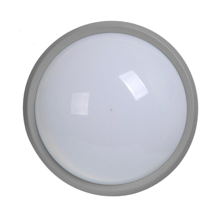 Світильник IEK, ДПО 1301, LED 6x6 Вт, IP54, 6500K, коло, сірий, LDPO0-1301-6-1-K03 - 1