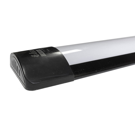 Светильник линейный LED LEZARD 40W, 1200мм, 6500K, 5400Lm, IP20, чёрный, 465-FL12-040B