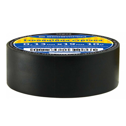 Изолента 0,13мм х 19мм 10м чёрная, АСКО-УКРЕМ, A0150020037
