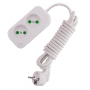 Удлинитель Lezard Letitia 2 гнезда 2м, 721-0202-203