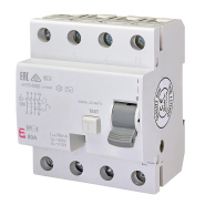 Реле диференціальне (ПЗВ) ETIMAT EFI-4, 4P, 80A AC 10kA, 2062145