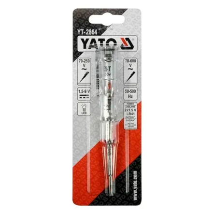 Индикатор напряжения LED комбинированный YATO YT-2864, 4 функции, 70-600 V