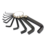 Набір шестигранників L-подібних на кільцях VOREL, 2-14мм, 10 шт, 56400