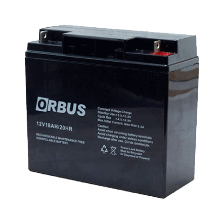Аккумуляторная батарея ORBUS OR1218, AGM, 12 В, 18 Ач - 1