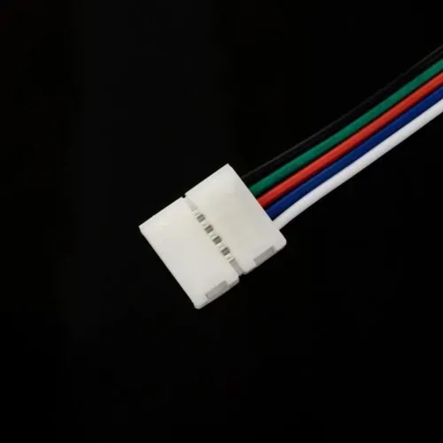 Коннектор для светодиодных лент SC-22-SW-15-5 10mm RGBW 2joints wire (проволока-2 зажим)