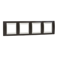 Рамка 4-місна какао/бежева Schneider Electric Uniсa PLUS, MGU6.008.571