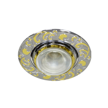 Светильник точечный Feron DL1005, MR11, G4, хром/золото - 1