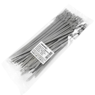 Кабельная стяжка металлическая LEMANSO LMA2743, 200x4,6мм (100шт)