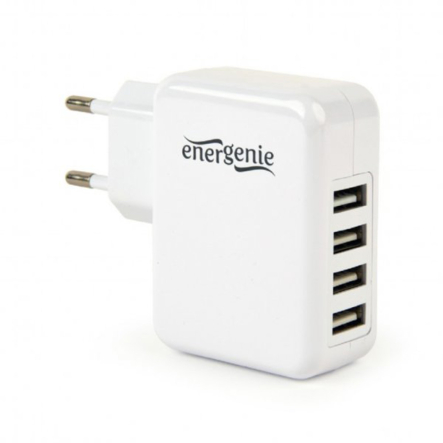Зарядное устройство Energenie EG-U4AC-02, 4 USB, 3.1 A - 1