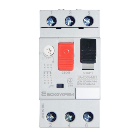 Автоматический выключатель защиты двигателя АСКО-УКРЕМ ВА-2005 М21, 17-23А, A0010050009 - 1
