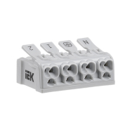 Клема пружинна сполучна КСП4-2L + N + PE IEK