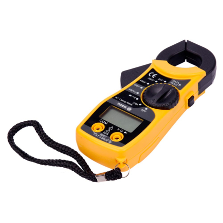 Мультиметр-клещи для измерения электрических параметров цифровые VOREL 81801, с LCD дисплеем