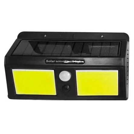 Подсветка для стены COB Lemanso LM1113 12W, 1200Lm, IP65, датчик движения, солнечная панель, с аккумулятором - 1
