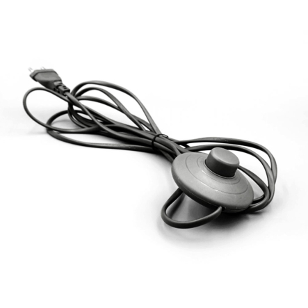 Шнур для торшера с выключателем SKARLAT черный - 1